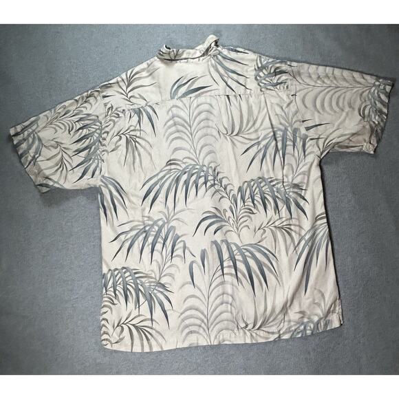 Tommy Bahama Shirt Mens Large Silk Hawaiian Floral Short Sleeve Button Up - Picture 10 of 10
